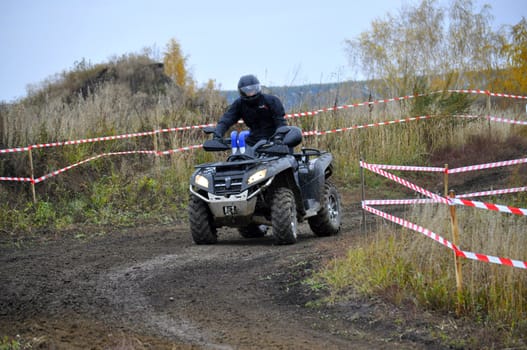 Official closing of a season of driving on ATVs took place in Tyumen on October 5 on rest and sports Tsentra Route "Voroninsky hills"