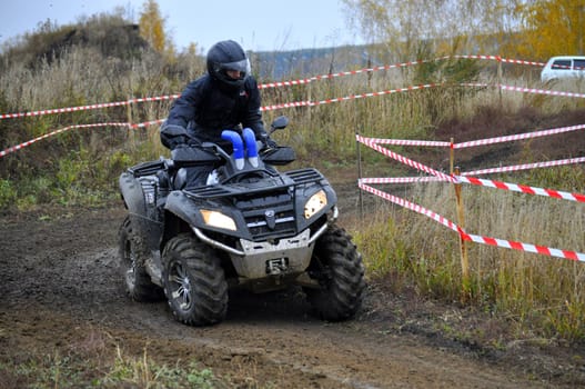 Official closing of a season of driving on ATVs took place in Tyumen on October 5 on rest and sports Tsentra Route "Voroninsky hills"