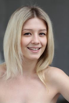 Beautiful young woman. Outdoor portrait