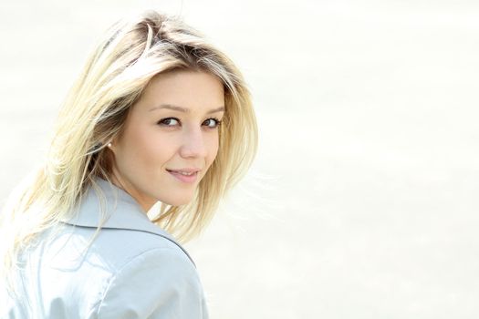 Portrait of beautiful woman