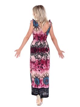 Full length of a beautiful young lady in dress