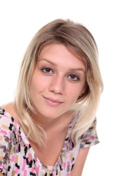 Portrait of beautiful woman