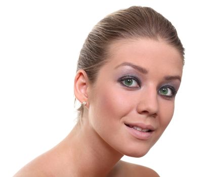 Portrait of beautiful woman