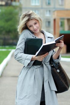 Beautiful young woman. Outdoor portrait