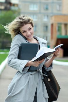 Beautiful young woman. Outdoor portrait