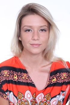 Portrait of beautiful woman