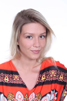 Portrait of beautiful woman
