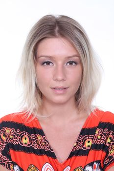 Portrait of beautiful woman
