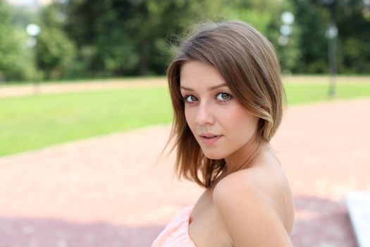 Beautiful young woman
