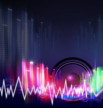 Music background design