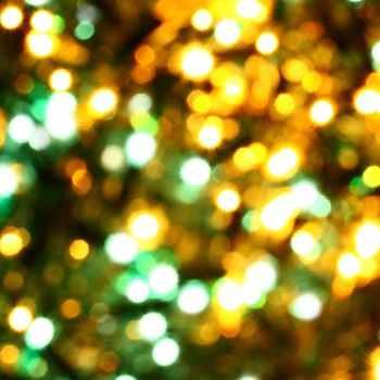 holiday card golden champagne and gift