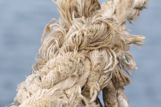 A Naval Rope on a Pier, in Canary Islands, Spain