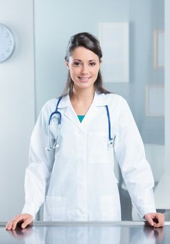 Portrait of a confident woman doctor in her office