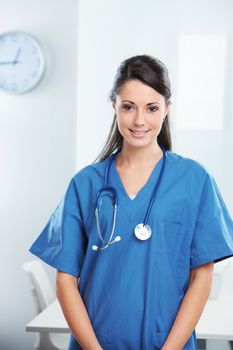 Portrait of a confident woman doctor in her office