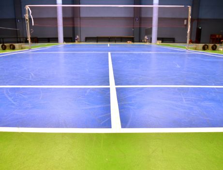indoor badminton court