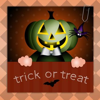 Trick or treat for Happy Halloween