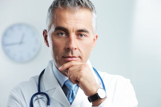 Portrait of a handsome male doctor