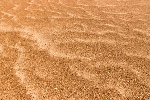 Waves of sand after raining texture & background images.