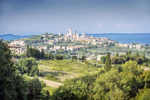 Picture of the Tuscany town San Gimignano in Italy