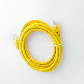 network cable isolated on a white background