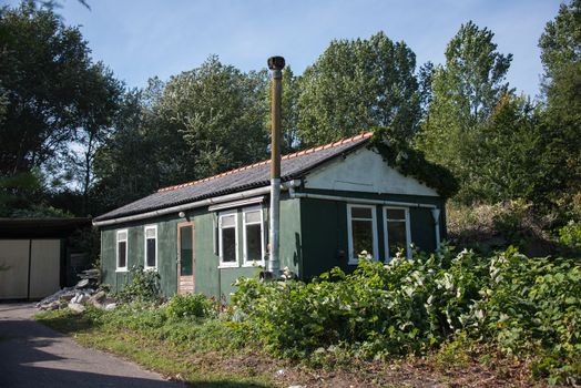 old used cottage in the dutch 
forest