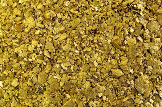 background gold glitter river very close