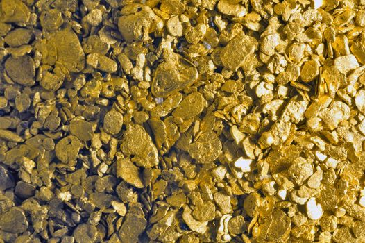 background gold glitter river very close