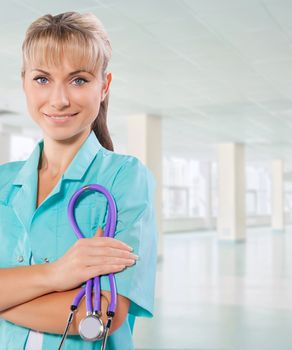 Medical female doctor  in the office
