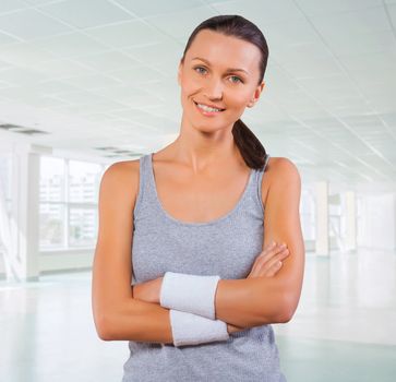 portrait of beautyful sportswoman