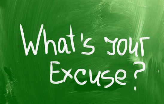 Whats Your Excuse Concept
