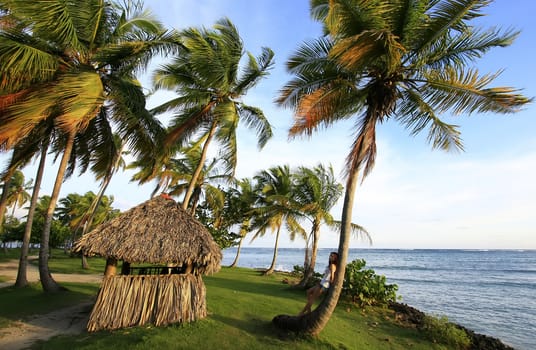 Las Galeras beach, Samana peninsula, Dominican Republic