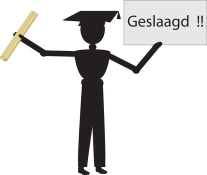 boy graduate university in holland