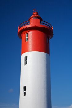 Lighthouse in Umhlanga Rocks near Durban on the East Coast of South Africa