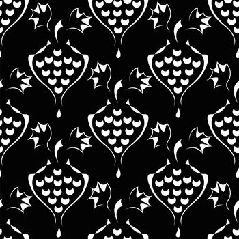 seamless pattern with  elegance vine or wine symbol