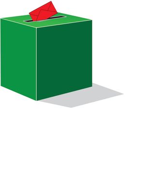 green voting box