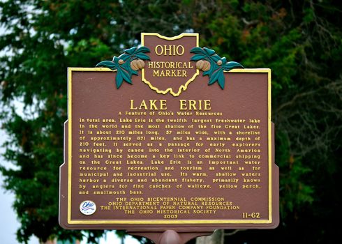 Lake Erie - Ohio Historical Marker