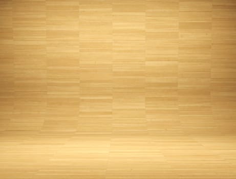 Room made ​​of wood texture.