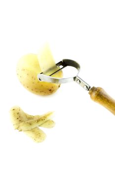 peeling for vegetable in potato