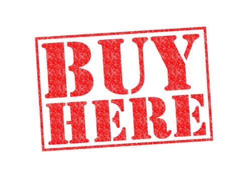 BUY HERE Rubber Stamp over a white background.