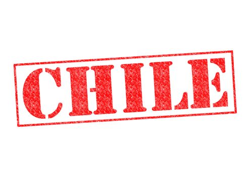 CHILE Rubber Stamp over a white background.