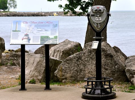 View Finder Over Lake Erie