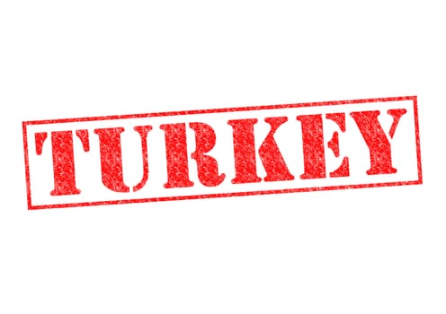 TURKEY Rubber Stamp over a white background.