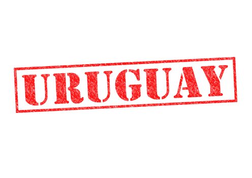 URUGUAY Rubber Stamp over a white background.