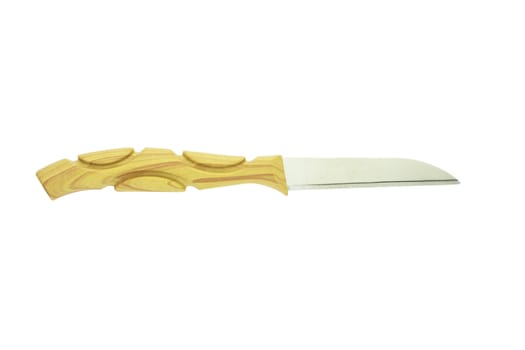 isolated knife on white background with clipping path (with clipping work path)