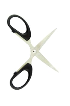 open scissors isolated on white background (with clipping work path)