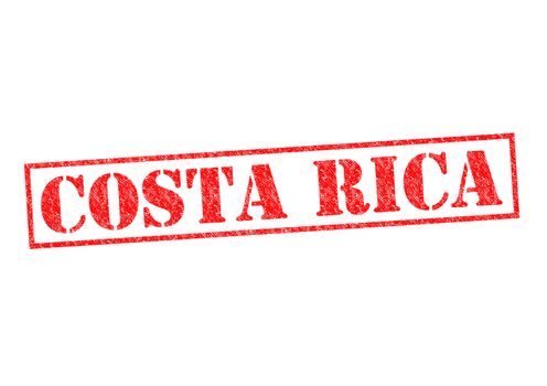 COSTA RICA Rubber Stamp over a white background.