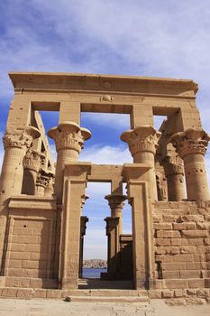 Trajan kiosk, Philae Temple, Lake Nasser, Egypt