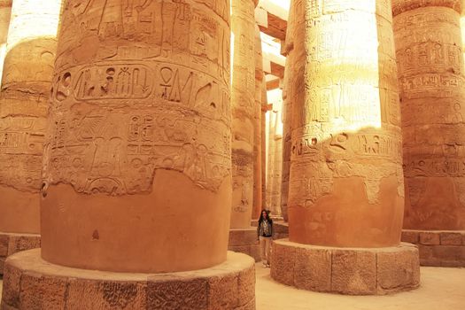 Great Hypostyle Hall, Karnak temple complex, Luxor, Egypt