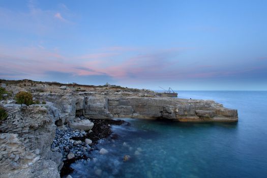 Old Cliff Side Quary Works in Portland Dorset