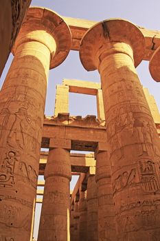 Great Hypostyle Hall, Karnak temple complex, Luxor, Egypt